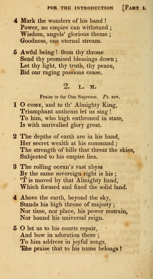 A Selection of Hymns and Psalms, for Social and Private Worship. (11th ed.) page 3