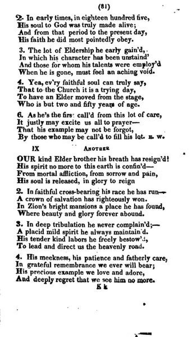 A Selection of Hymns and Poems, for the Use of Believers, Collected from Sundry Authors page 82