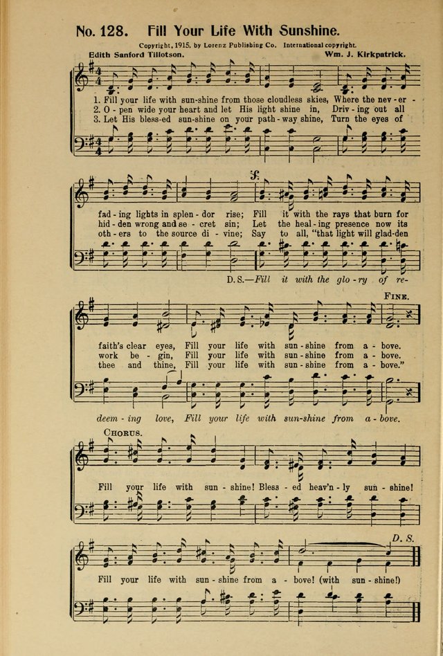 Songs of Help: for the Sunday school, evangelistic and church services page 128