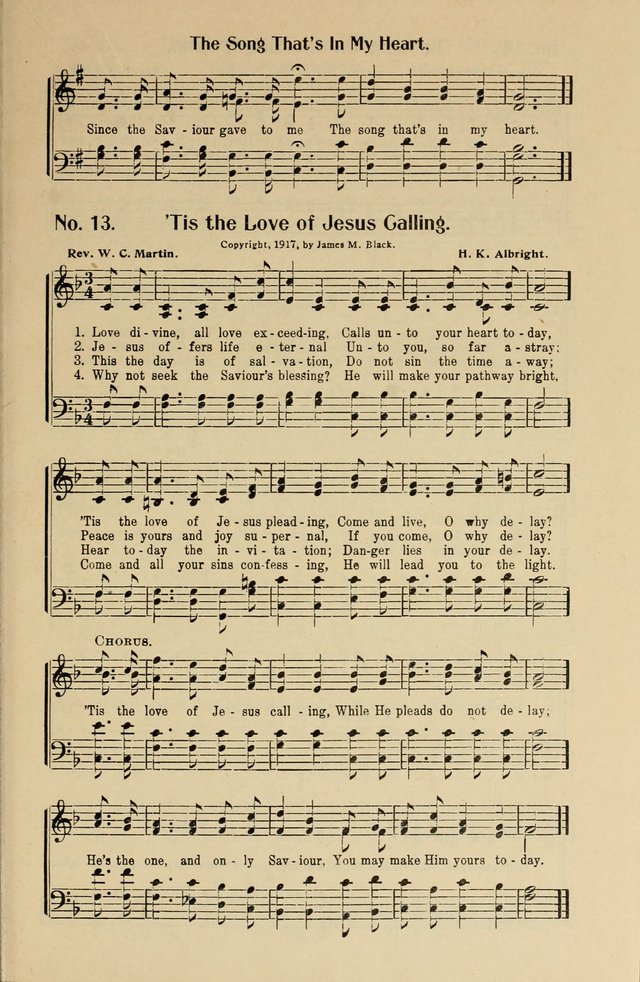 Songs of Help: for the Sunday school, evangelistic and church services page 13
