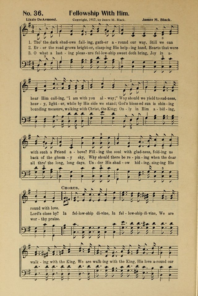 Songs of Help: for the Sunday school, evangelistic and church services page 36