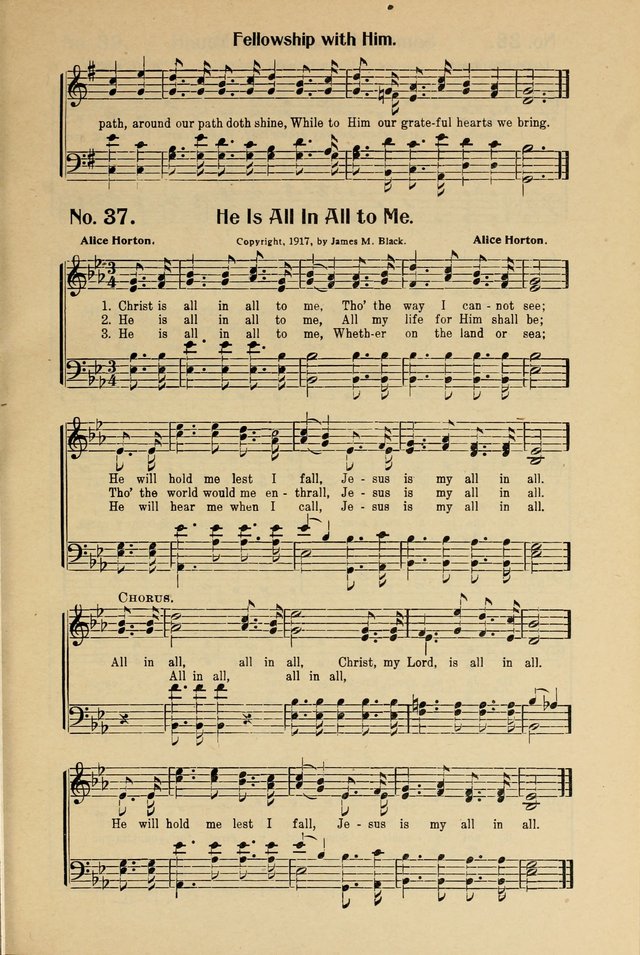 Songs of Help: for the Sunday school, evangelistic and church services page 37