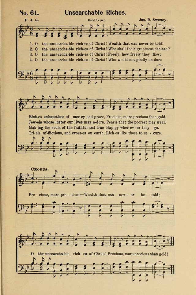 Songs of Help: for the Sunday school, evangelistic and church services page 61