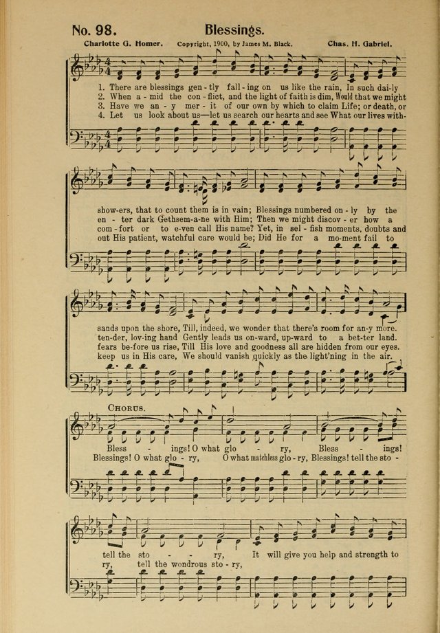 Songs of Help: for the Sunday school, evangelistic and church services page 98