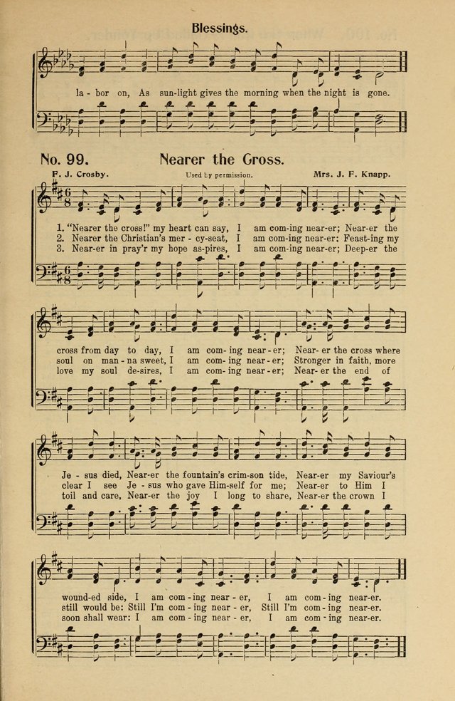 Songs of Help: for the Sunday school, evangelistic and church services page 99