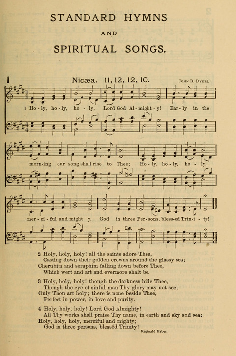 Standard Hymns and Spiritual Songs page 1