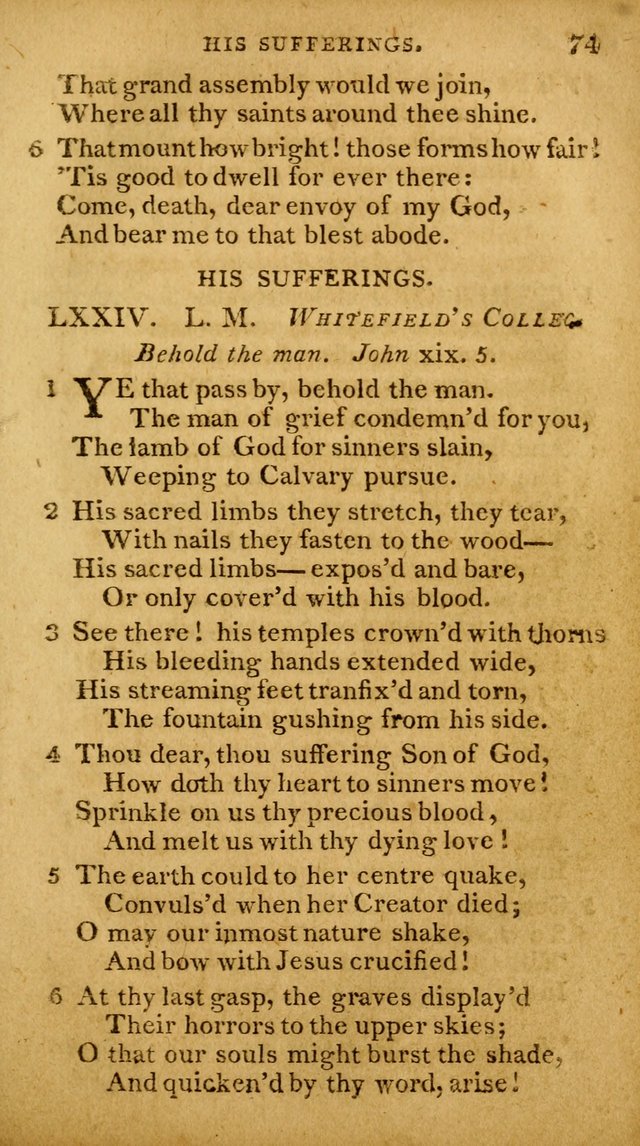 A Selection of Hymns and Spiritual Songs: designed (especially the former part) for the use of congregations as an appendix to Dr. Watt