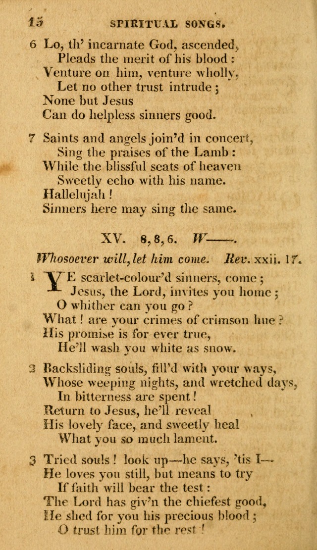 A Selection of Hymns and Spiritual Songs: in two parts, part I. containing the hymns; part II. containing the songs...(3rd ed. corr. and enl. by author) page 331