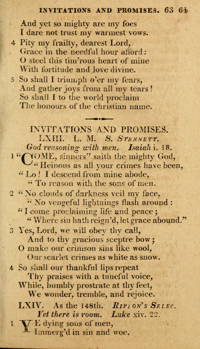 A Selection of Hymns and Spiritual Songs: in two parts, part I. containing the hymns; part II. containing the songs...(3rd ed. corr. and enl. by author) page 42