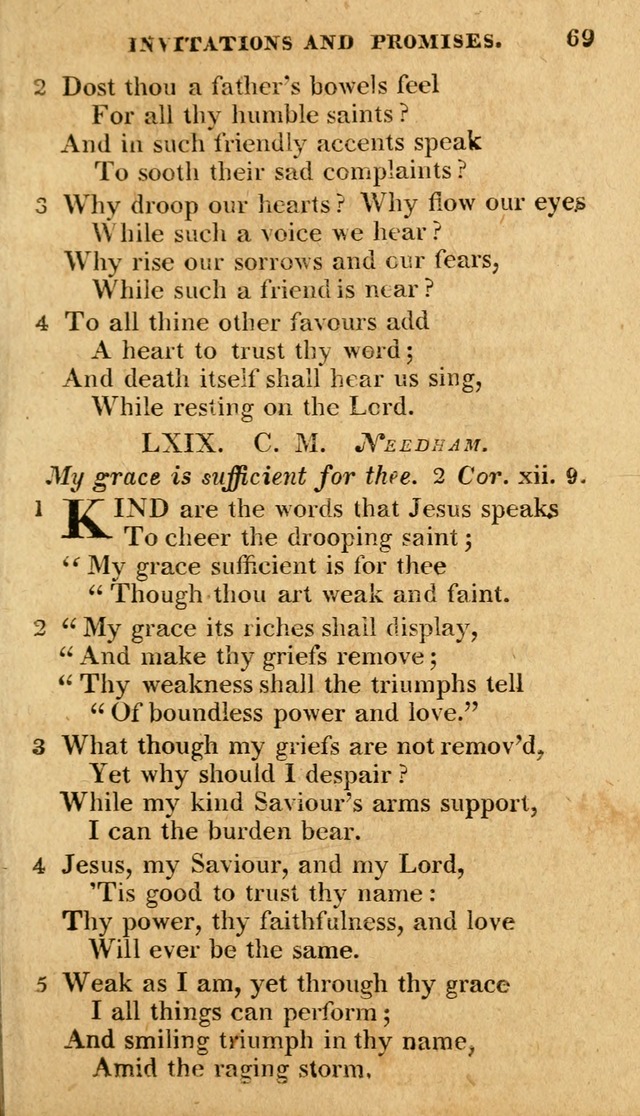 A Selection of Hymns and Spiritual Songs: in two parts, part I. containing the hymns; part II. containing the songs...(3rd ed. corr. and enl. by author) page 46