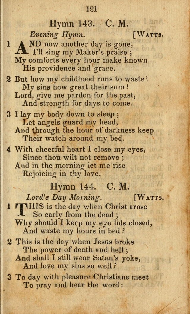 Selection of Hymns for the Sunday School Union of the Methodist Episcopal Church page 121