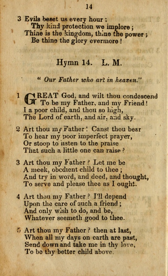 Selection of Hymns for the Sunday School Union of the Methodist Episcopal Church page 14