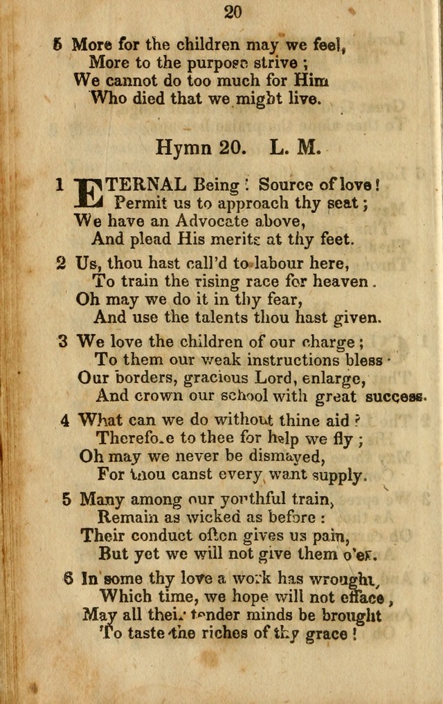 Selection of Hymns for the Sunday School Union of the Methodist Episcopal Church page 20
