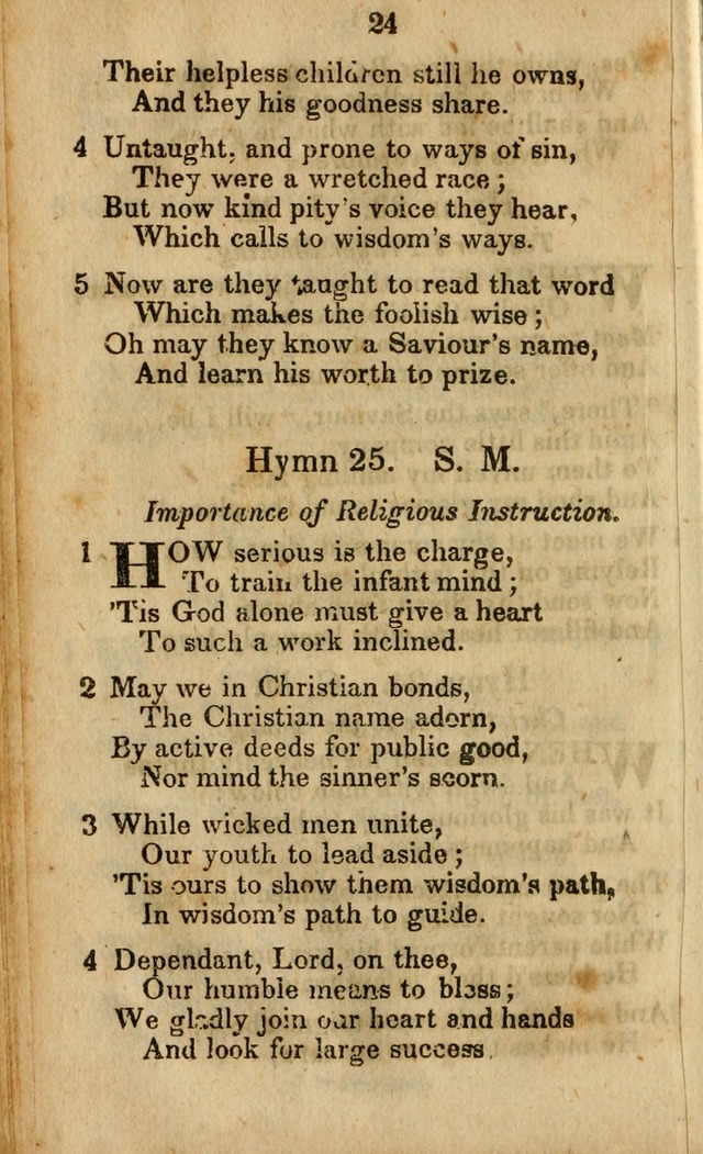 Selection of Hymns for the Sunday School Union of the Methodist Episcopal Church page 24
