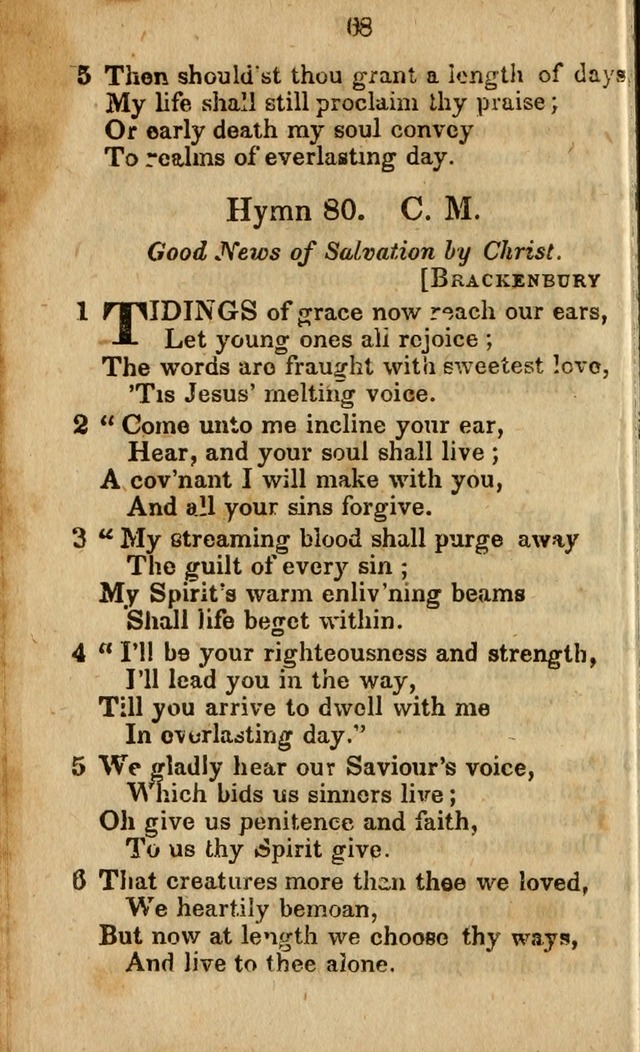 Selection of Hymns for the Sunday School Union of the Methodist Episcopal Church page 68