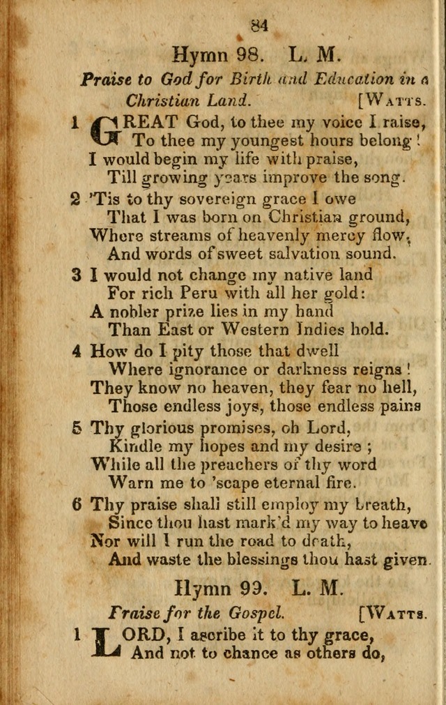 Selection of Hymns for the Sunday School Union of the Methodist Episcopal Church page 84