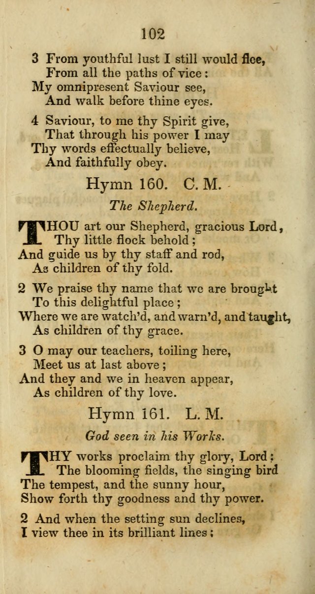 Selection of Hymns for the Sunday School Union of the Methodist Episcopal Church page 102