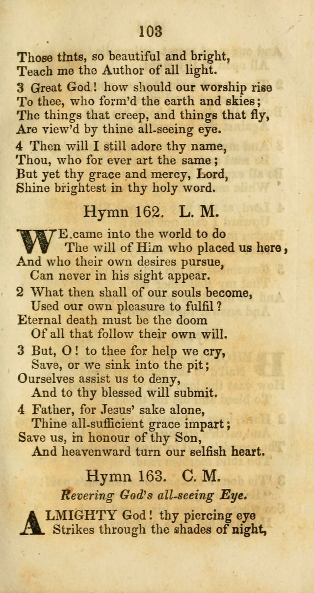 Selection of Hymns for the Sunday School Union of the Methodist Episcopal Church page 103