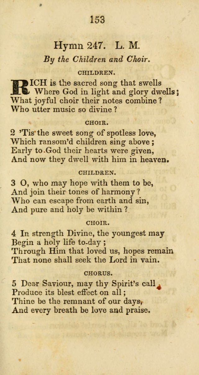 Selection of Hymns for the Sunday School Union of the Methodist Episcopal Church page 153