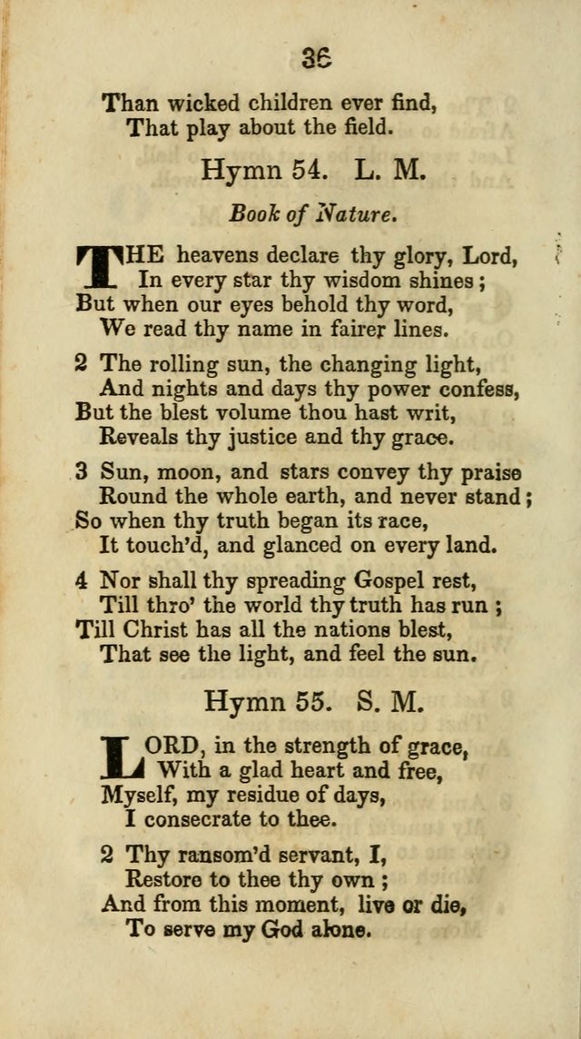 Selection of Hymns for the Sunday School Union of the Methodist Episcopal Church page 36
