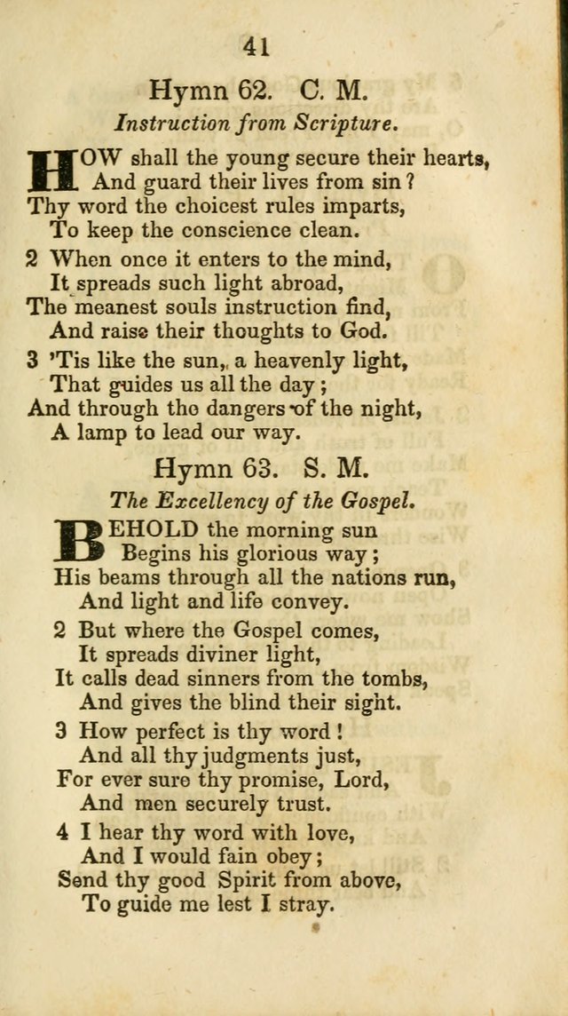 Selection of Hymns for the Sunday School Union of the Methodist Episcopal Church page 41