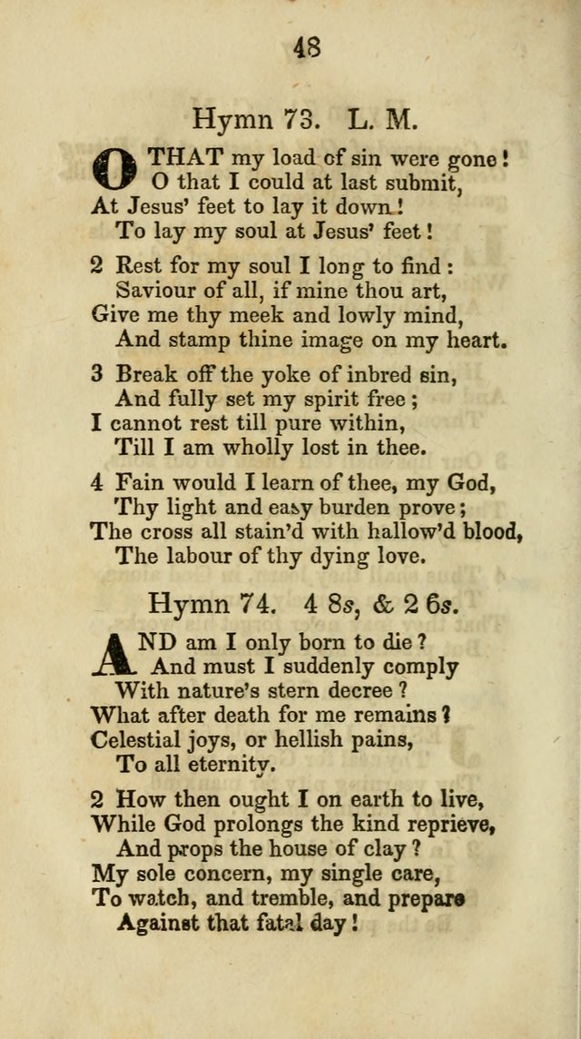 Selection of Hymns for the Sunday School Union of the Methodist Episcopal Church page 48
