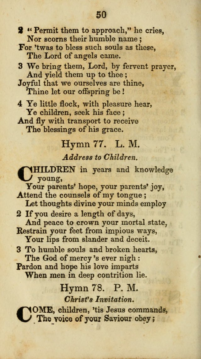 Selection of Hymns for the Sunday School Union of the Methodist Episcopal Church page 50