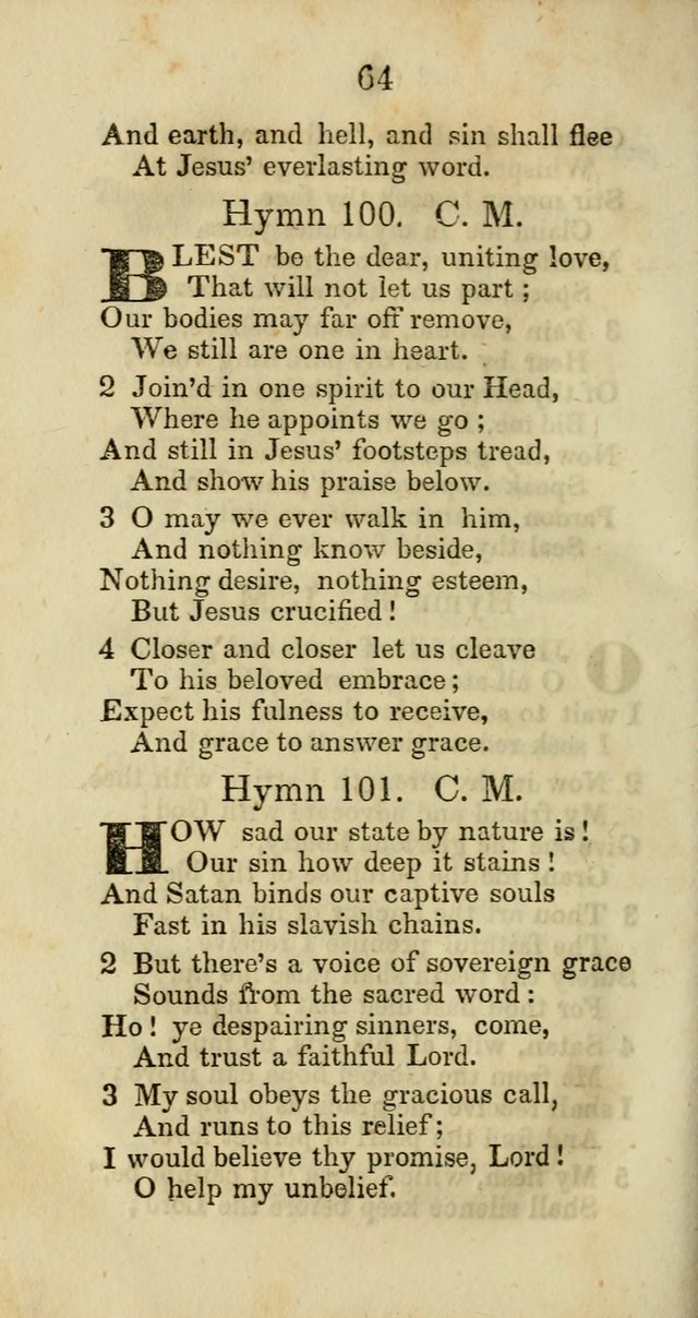 Selection of Hymns for the Sunday School Union of the Methodist Episcopal Church page 64