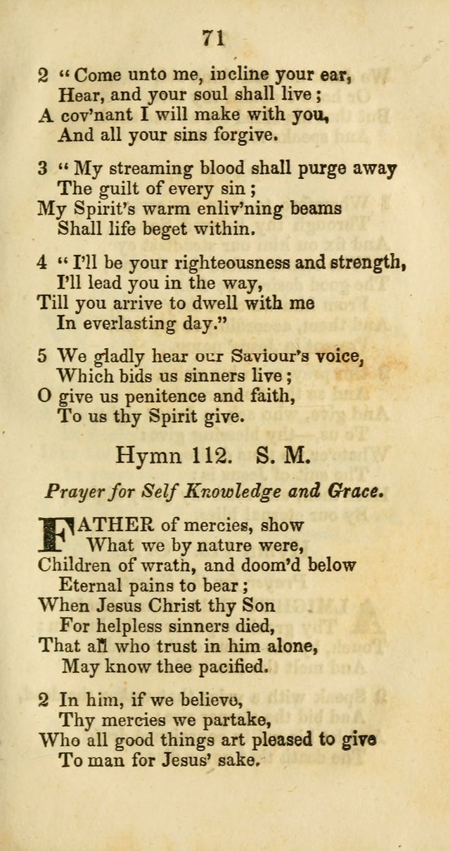 Selection of Hymns for the Sunday School Union of the Methodist Episcopal Church page 71