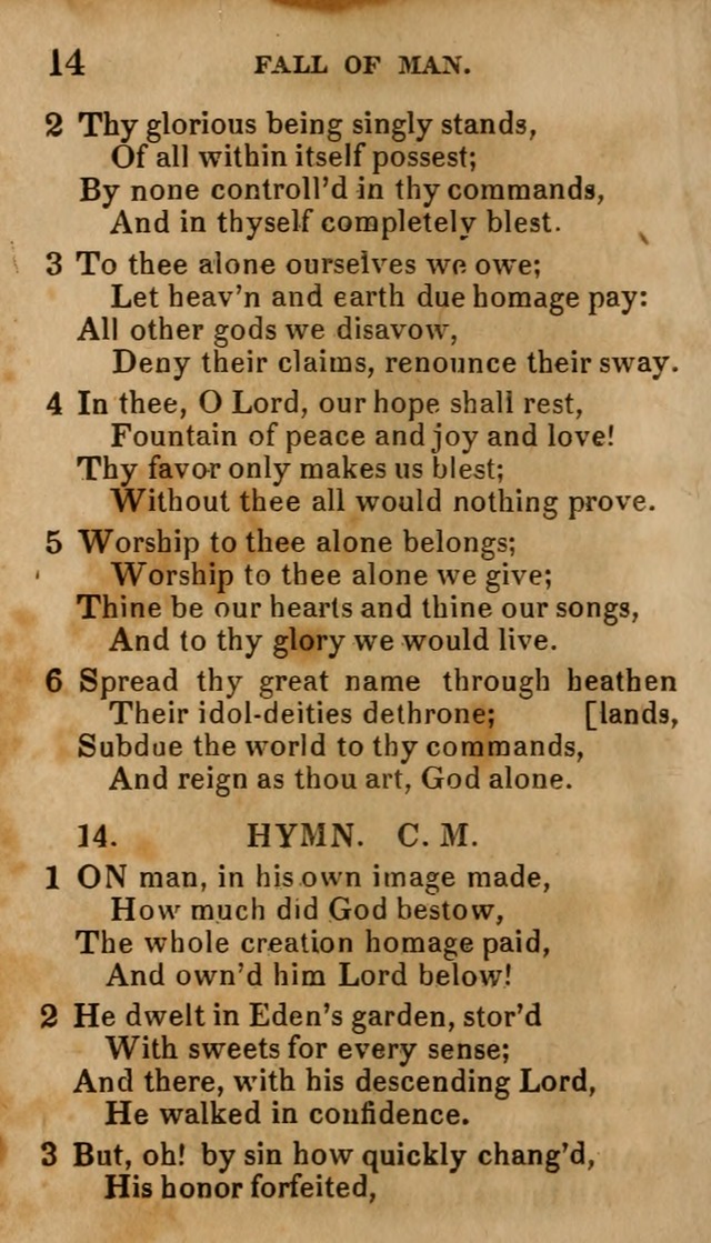 Social Hymns, and Spiritual Songs: adapted to private and public worship, selected from various authors page 16