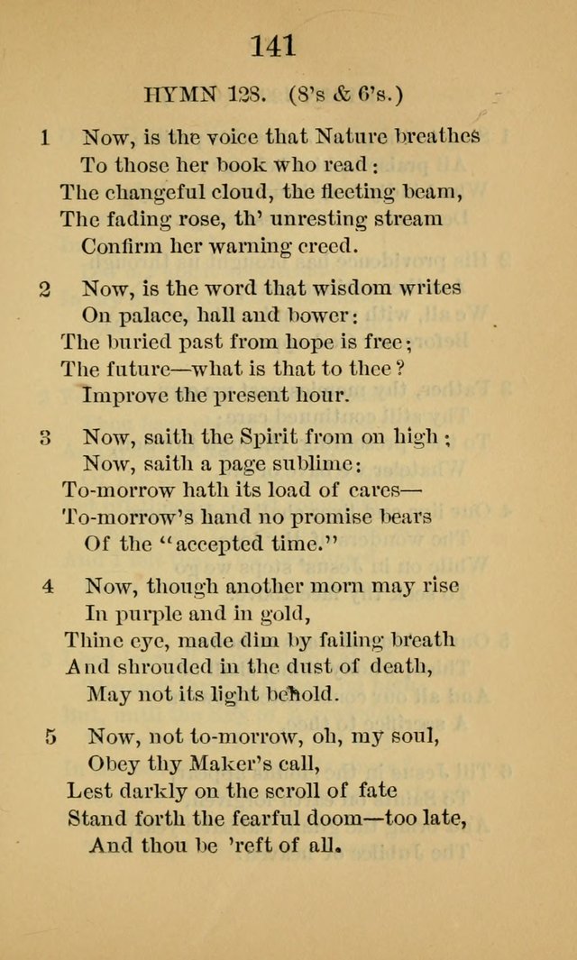 Sacred Hymns and Spiritual Songs, for the Church of Jesus Christ of Latter-Day Saints. (14th ed.) page 144