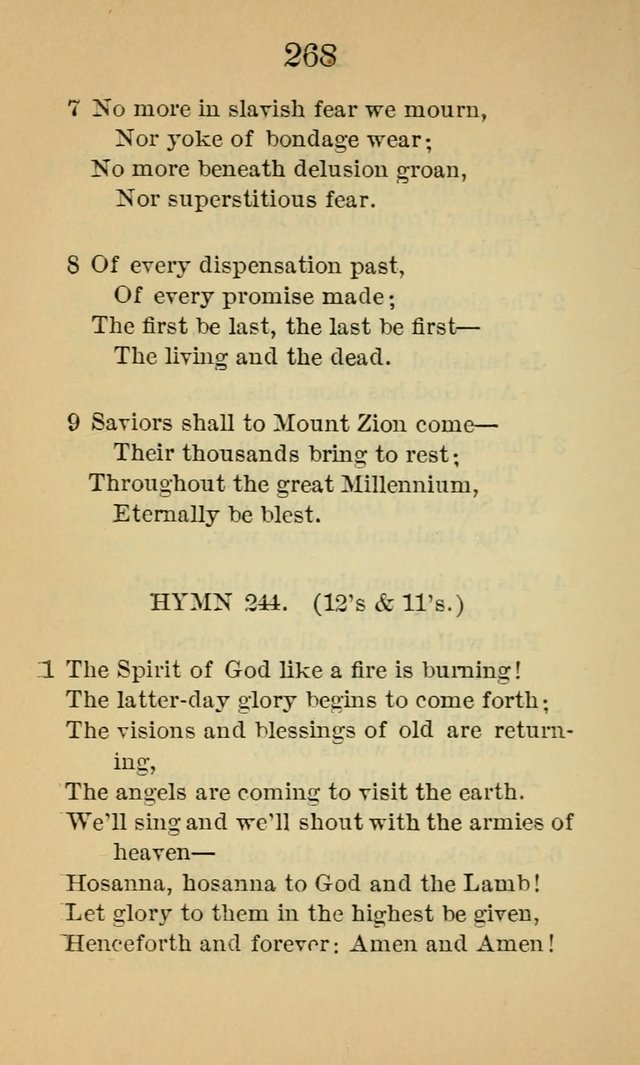 Sacred Hymns and Spiritual Songs, for the Church of Jesus Christ of Latter-Day Saints. (14th ed.) page 271