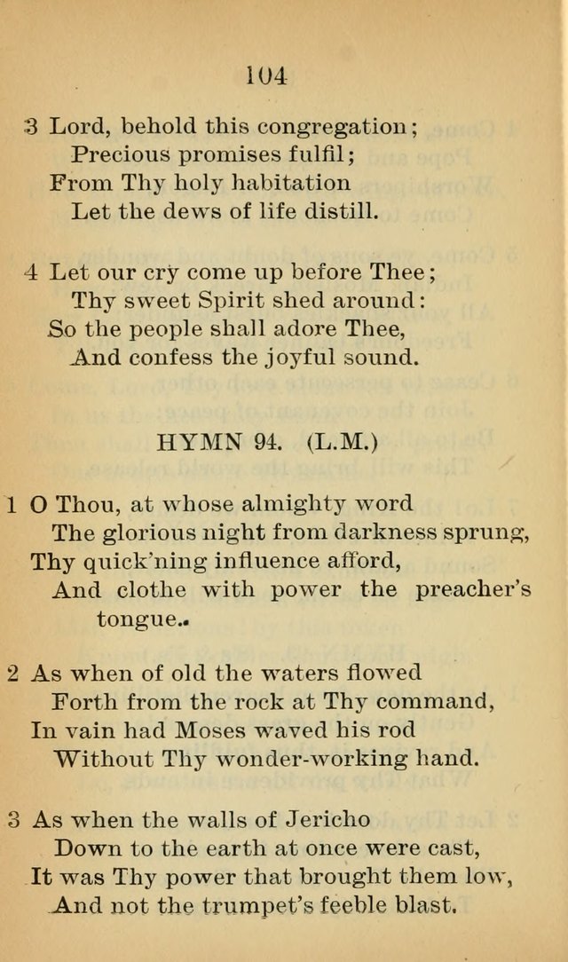 Sacred Hymns and Spiritual Songs for the Church of Jesus Christ of Latter-Day Saints (20th ed.) page 104