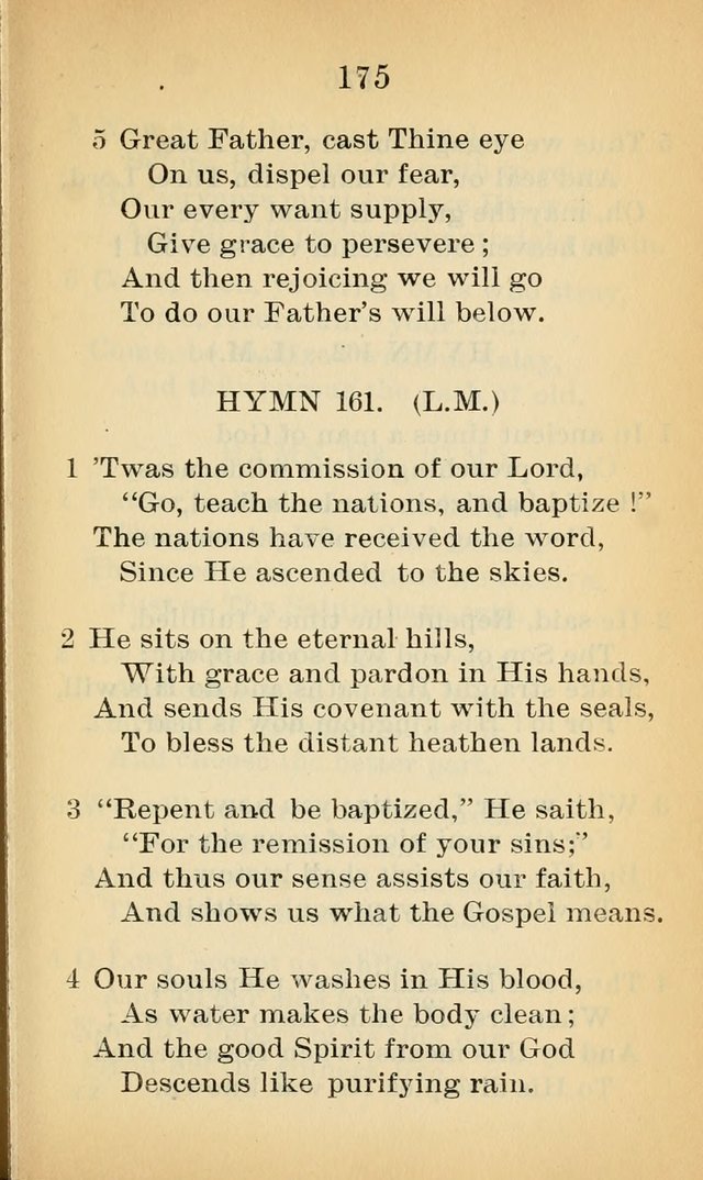 Sacred Hymns and Spiritual Songs for the Church of Jesus Christ of Latter-Day Saints (20th ed.) page 175