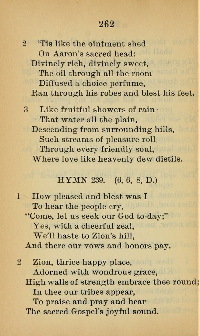 Sacred Hymns and Spiritual Songs for the Church of Jesus Christ of Latter-Day Saints (20th ed.) page 262