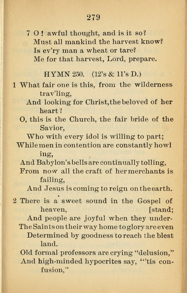 Sacred Hymns and Spiritual Songs for the Church of Jesus Christ of Latter-Day Saints (20th ed.) page 279