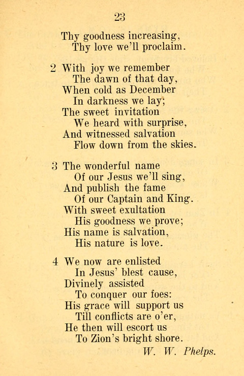 Sacred Hymns and Spiritual Songs: for the Church of Jesus Christ of Latter-Day Saints. 24th ed. page 19