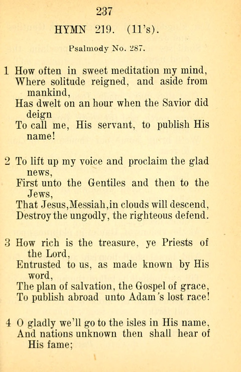 Sacred Hymns and Spiritual Songs: for the Church of Jesus Christ of Latter-Day Saints. 24th ed. page 233