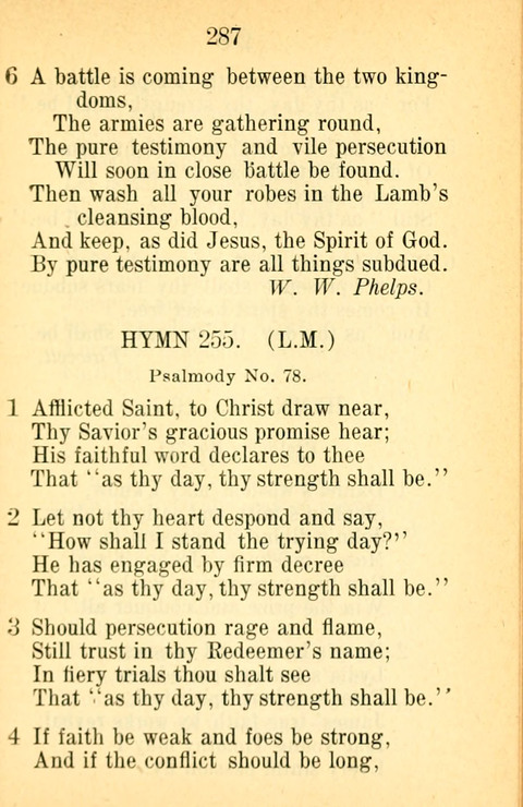 Sacred Hymns and Spiritual Songs: for the Church of Jesus Christ of Latter-Day Saints. 24th ed. page 283
