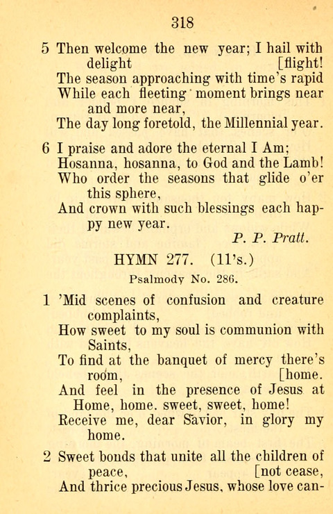 Sacred Hymns and Spiritual Songs: for the Church of Jesus Christ of Latter-Day Saints. 24th ed. page 314