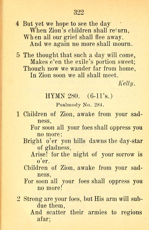 Sacred Hymns and Spiritual Songs: for the Church of Jesus Christ of Latter-Day Saints. 24th ed. page 318