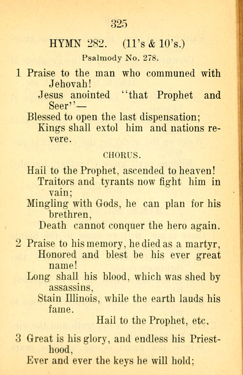 Sacred Hymns and Spiritual Songs: for the Church of Jesus Christ of Latter-Day Saints. 24th ed. page 321