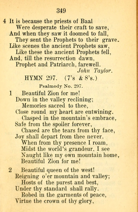 Sacred Hymns and Spiritual Songs: for the Church of Jesus Christ of Latter-Day Saints. 24th ed. page 345