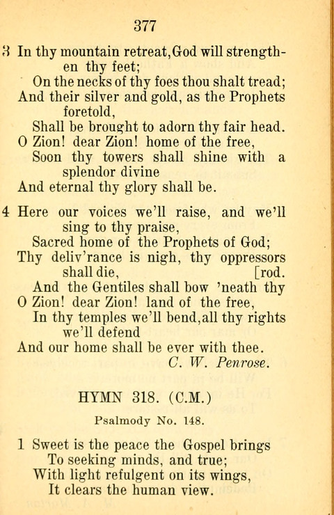 Sacred Hymns and Spiritual Songs: for the Church of Jesus Christ of Latter-Day Saints. 24th ed. page 373