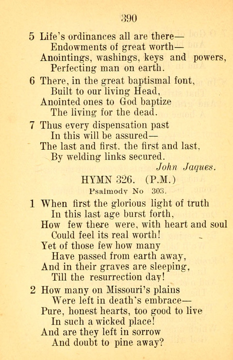 Sacred Hymns and Spiritual Songs: for the Church of Jesus Christ of Latter-Day Saints. 24th ed. page 386