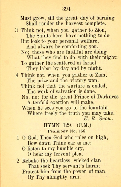 Sacred Hymns and Spiritual Songs: for the Church of Jesus Christ of Latter-Day Saints. 24th ed. page 390
