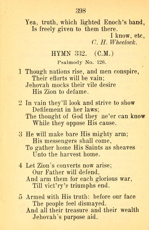 Sacred Hymns and Spiritual Songs: for the Church of Jesus Christ of Latter-Day Saints. 24th ed. page 394