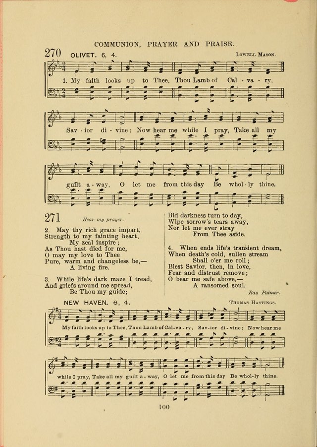 Sacred Hymns and Tunes: designed to be used by the Wesleyan Methodist Connection (or Church) of America page 100