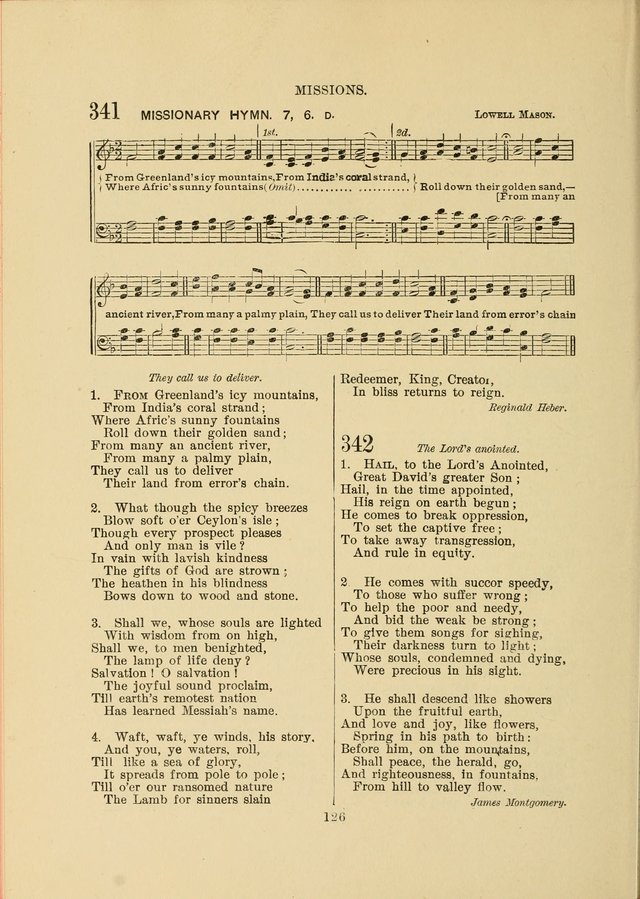 Sacred Hymns and Tunes: designed to be used by the Wesleyan Methodist Connection (or Church) of America page 126