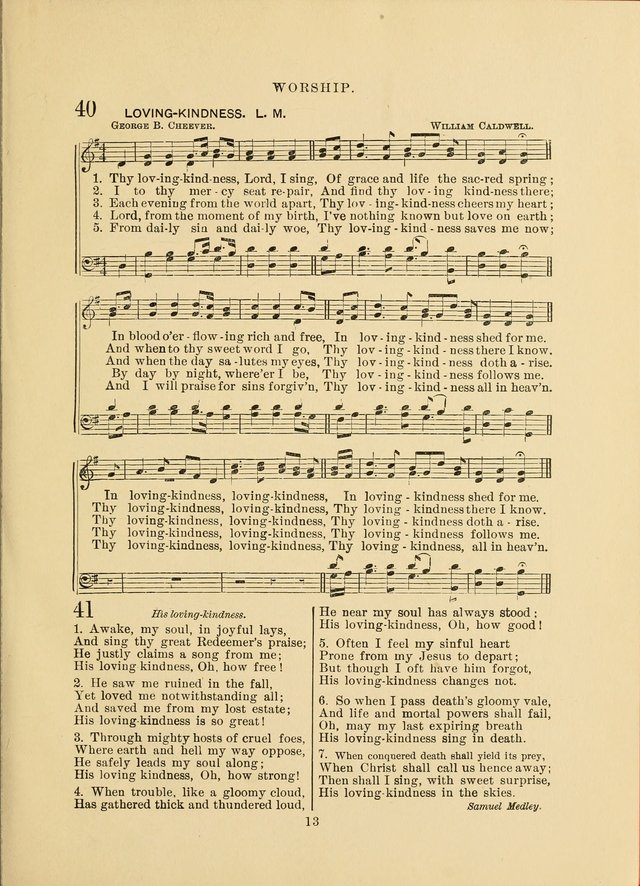 Sacred Hymns and Tunes: designed to be used by the Wesleyan Methodist Connection (or Church) of America page 13
